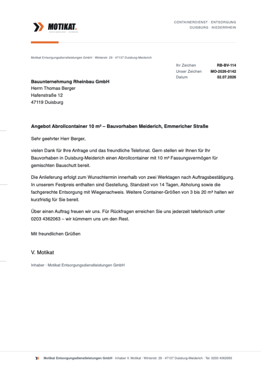 Briefbogen Konzept 3